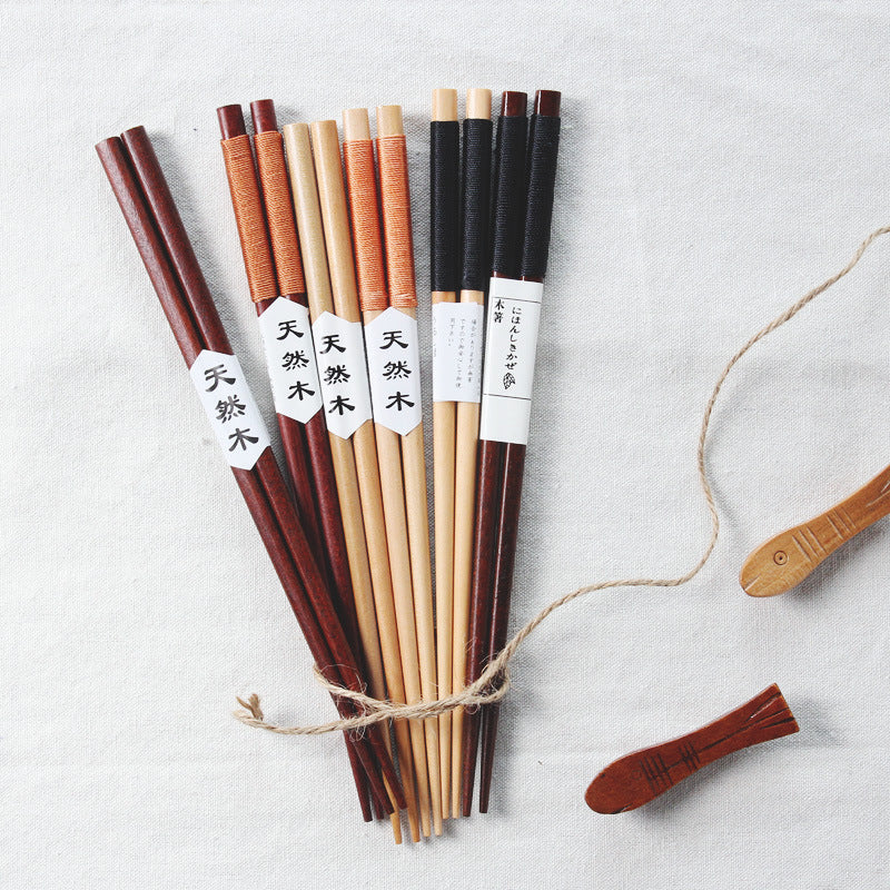 Modern Natural Hardwood Chopsticks