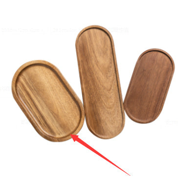 Japanese Style Wooden Oval Trays