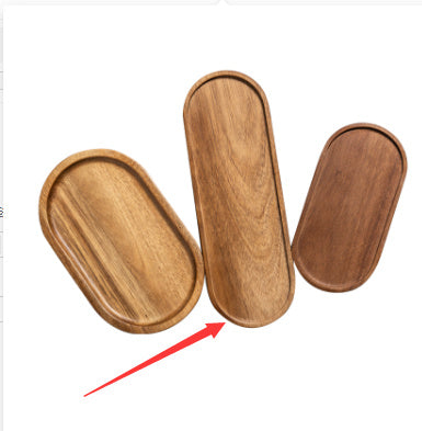 Japanese Style Wooden Oval Trays